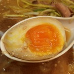 ケラン - ポロねぎみそらーめん￥600の半卵（H25.10.2撮影）