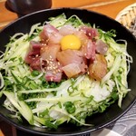 Takadaya - 漁師丼とそばのセット