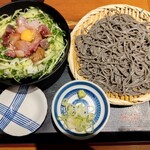 Takadaya - 漁師丼とそばのセット（そば大盛り）