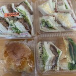 ケーワン - 今回の購入品
            早めの時間に訪問したのでサンドイッチがたくさんありました