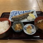 炭火焼専門食処 白銀屋 - とろさば旨塩焼き定食('23/08/02)