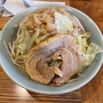 番町製麺 - ラーメン並　野菜カラメマシ