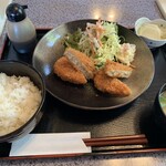 喰い道楽 ハマナカ - 梅コロッケ定食