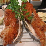 とんかつ マンジェ - 特上カキフライ