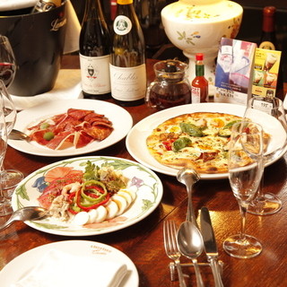 ア・ヴォートル・サンテ・エンドー - 料理写真:ワインとおいしい料理で楽しいひと時を