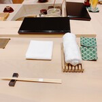 すし 良月 - セッティング