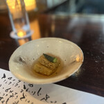 たでの葉 - 焼き茄子と赤オクラ