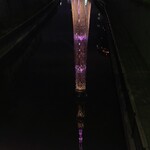 海老寿司 - 直ぐ近くの川から見える逆さスカイツリー