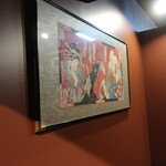 古美術茶亭 もちづき - 奥の部屋の額。