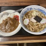 Yuriya Shokudou - ラーメン、小カレーライス