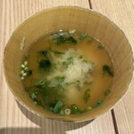 熱海おさかな食堂 - 青のりの味噌汁