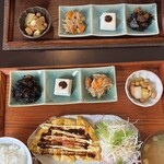 cafe 片喰 - 和風ポークピカタ定食（デザート写真撮るの忘れました）1,000円