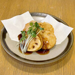 Fried lotus root