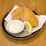 Homemade fried mackerel tartare