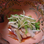 和楽 - 鰆たたき　ポン酢をかけて