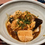 廣澤 - 【写真⑬】おこげの酸辣湯餡かけ、帆立、木耳