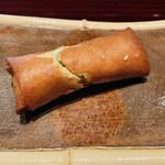 廣澤 - 【写真⑥】どうまん蟹(静岡県)と湯葉と大葉の春巻