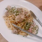 Osteria UNETTO - モツパスタ