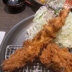 とんかつ とん米 - 美味しいエビフライ　是非、とんかつのお供に。お勧めです。（2023年9月2日撮影）