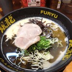 博多風龍  - 黒マー油とんこつラーメン800円　ウ～ンやっぱり普通が一番かな