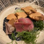 酒亭 田中 - 熊野地鶏白肝