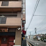 焼肉 亀山 - 看板はあまり存在感がない
カンテラもないので営業してるか微妙に不安だった