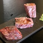 焼肉 弱肉強食 - 厚切り3種盛り