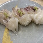 活魚寿司 - ゲソ