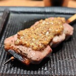 焼鳥 鐡 - 鴨肉マスタード