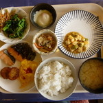 スマイルホテル - 料理写真:朝食はバイキング！思ったより料理に質良し！満足です(*´д｀*)