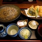 蕎麦喰い処 利めい庵 - 鱧天御膳 1,550円