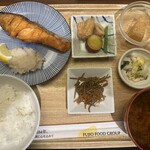 うちの食堂 - 銀鮭の塩焼御膳
