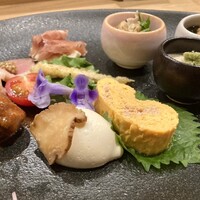 炭火とワインと純米酒 King Momo - 付き出し　前菜盛り