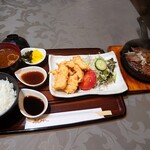 Kafetera Su Antore - とり天とサイコロステーキ定食