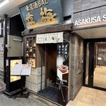 東京酒BAL 塩梅 - 入口。お店は地下1階。