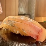 すし 良月 - 2023.7.  縞鯵