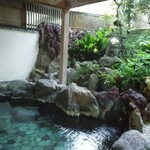 温泉民宿　うるしや - 2つある貸切の露天部
                                