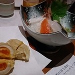 函館ダイニング雅家 - 煮卵の天婦羅
