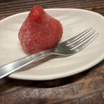 馬肉料理専門店 馬郎 - コース料理最後のデザート。、