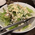 馬肉料理専門店 馬郎 - サラダ。美味いのよ