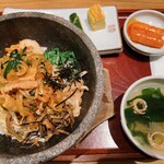 KOREAN 水刺間 - 日替わり石焼ビビンバ定食