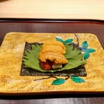 216304444 - 但馬牛サーロインと礼文島ウニの手巻き