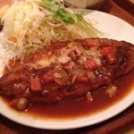 かわず - ハンバーグランチ  800円