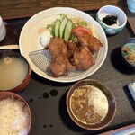 お侍茶屋　彦右衛門 - とりから定食 1300円