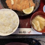 Tonkatsu Fukusuke - 味噌汁小さくなった！？ 子供茶碗みたいな感じに。