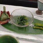 Sasakura Onsen Unryuusou - 前菜：夏の味覚三種