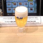 寿司 魚がし日本一 - 生ビール（小）