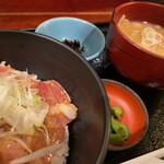 Niyu To Kiyoshouya - 今回オーダのマグロの漬け丼定食