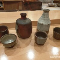 鮨 いとう - 日本酒、とっくりが可愛いです。