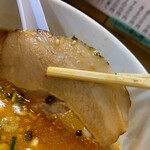 トーフラーメン 幸楊 - チャーシューはつけだれにINしていただいてます。